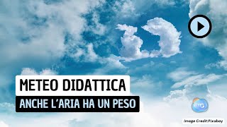 Anche l'aria ha un peso: la spiegazione di Giuliacci