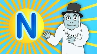 The Letter N Song | The Alphabetti Yeti | Learn Your ABC's