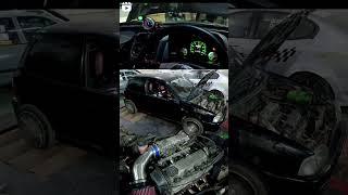 Maruti Suzuki Zen G10B Dyno run with stage 1 modz #trending #bmwnation #carryminati #zen #dynorun