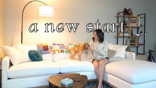 i moved my small crochet business | productive moving vlog!