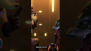 Ratchet sneak attack on Dr. Nefarious #shorts  #ratchetandclank