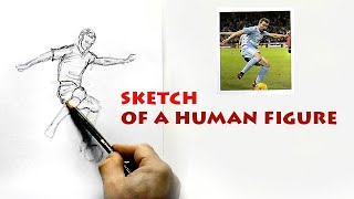 Drawing Demo: Sketch of a human figure