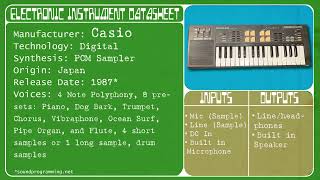 Casio SK-5: 8 Bit Sampler from 1987