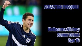 Sebastian Pasquali Senior Debut - Melbourne Victory v Juventus - Age 16 - all touches