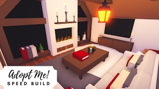 Cozy Winter Cabin Speed Build 🌲 Roblox Adopt Me!