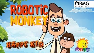 Happy Kid | Robotic Monkey | Episode 114 | Kochu TV | Malayalam