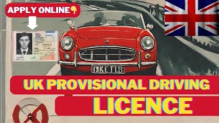 HOW TO APPLY FOR UK PROVISIONAL DRIVING LICENCE- STEP-BY-STEP GUIDE