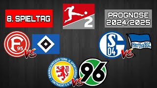 8. SPIELTAG 2. LIGA PROGNOSE 2024/2025! / Eintracht Braunschweig gegen Hannover 96