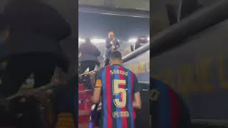 لحظه تتويج برشلونة 🔥 باللقب الغالي #برشلونة وداع حزين🥲✨