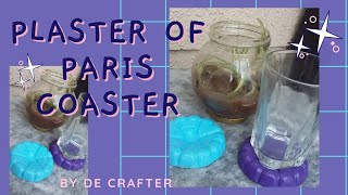 Plaster of paris coaster fun diy ------- De crafter