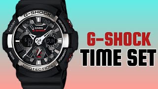 Analog and Digital Time Setting For G-Shock GA-200 GA-120 GA-201