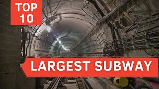 TOP 10 LARGEST SUBWAY SYSTEMS IN THE WORLD | TOKYBOOK TOP 10  AMAZING