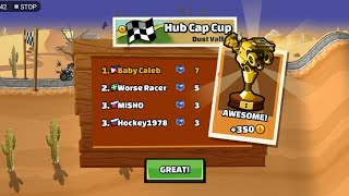 HILL CLIMB RACING 2- Rally Car/ Hub Cap Cup/ Dust Valley