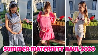 SUMMER MATERNITY HAUL 2020 || H&M | ZARA | SHEIN | PRIMARK