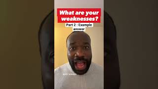 How to answer the question - What are you weaknesses #interviewtips #careertips#selfimprovement