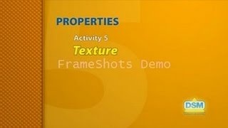 Properties - Activity 5: Texture