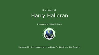 Oral History - Harry Halloran