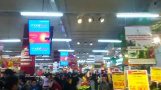 Crowded Supermarket Vietnam