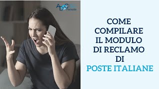 Come compilare un reclamo a Poste Italiane [TUTORIAL] | Le Pillole di ADOC