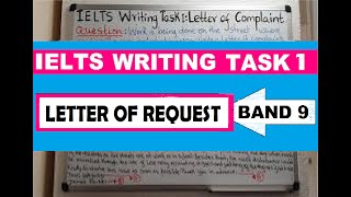 How to Write IELTS Task 1 Letter of Request (Band )