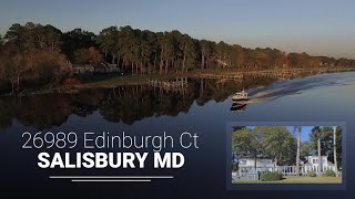 26989 Edinburgh Ct., Salisbury, MD 21801 Waterfront Home for Sale - Maryland