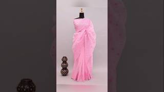 Wedding Party Wear Simple Plain Beautiful Saree Design Collections #Saree #Fancysaree