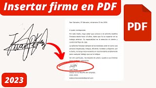 Cómo firmar un PDF - 2023