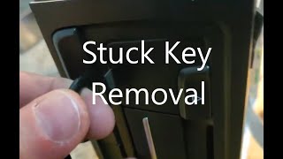 How to fix Audi / VW stereo / head unit removal key stuck / problem