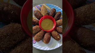 Jackfruit Tikki/Kathal Chop🥰 #cooking #tasty #yummy #cookingvideo #fried #snacks #youtube #food