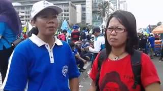 Aksi buruh 10 Desember 2014