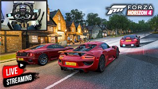 Adrenaline Rush: Live Stream with Forza Horizon 4 - Moza R9 Setup