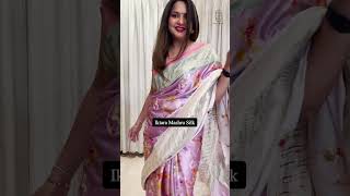 Different Draping Fall Of Banarasi Saree #shorts