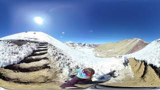 Hiking Rainbow Mountain in Cusco, Peru 360° VR