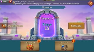 Lords Mobile Vergeway Chapter 11 Stage 15