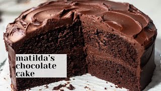 MATILDA'S CHOCOLATE CAKE - Easy Recipe Inspired by the Matilda Cake Scene!