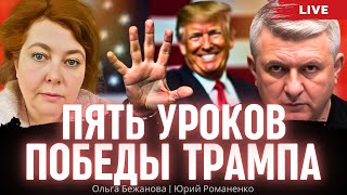 Пять уроков победы Трампа. Ольга Бежанова, Юрий Романенко