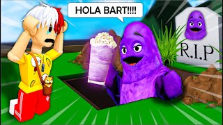 PELÍCULA ROBLOX : Bart Se Convierte En Policía | Roblox Animation Español