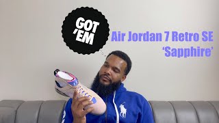 Air Jordan 7 Retro SE 'Sapphire' Cop & Thoughts!!!