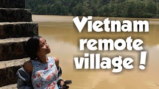 Motorbike trip to Vietnamese village in the Mountains.