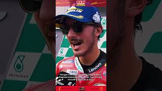 Di atas lintasan, Pecco Bagnaia selalumenampilkan performa tanpa kompromi.