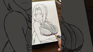 Lady drawing ✨ || naruto drawing || animes drawing || #drawing #anime #art #shorts