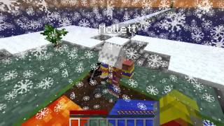 Co-op Lets Play: Minecraft Skyblock Part 3 - SNOW AND ICE!