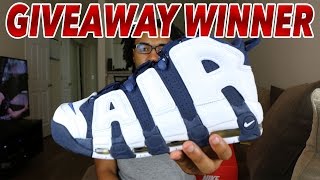 Giveaway Winner + Nike Air More Uptempo Impressions