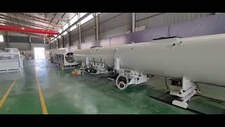 HDPE pipe extrusion line for 560-1000mm, J*ell brand, three layer, SJ-120 & SJ-75made in 2018 years.