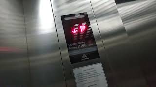 Thyssenkrupp elevator at SRT red line (south) Bangson Station Bangkok Thailand (bound Bangsue)