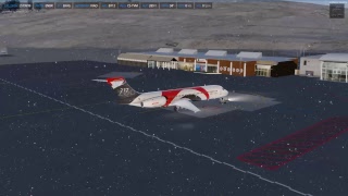 Prepar3D v4.1 / TFDi 717-200 / ENBR (Bergen) - EKVG (Vagar) / IVAO