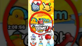 💎💎 GEMS GEMS GEMS in Pet Simulator 99! Pet Sim 99 #shorts #roblox