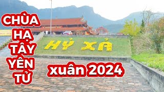 CHÙA HẠ TÂY YÊN TỬ NGHE SƯ THÀY CÙNG CÁC PHẬT TỬ ĐỌC KINH ĐẦU XUÂN 2024