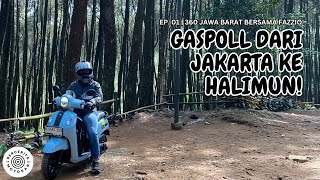 Ep. 01 | Jakarta - Halimun - Sukabumi | Motoran 360 Jawa Barat Bersama Yamaha Fazzio