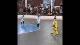 Kauan Basile faz drible em adversário e faz 4 gols!! Kauan no Futsal!